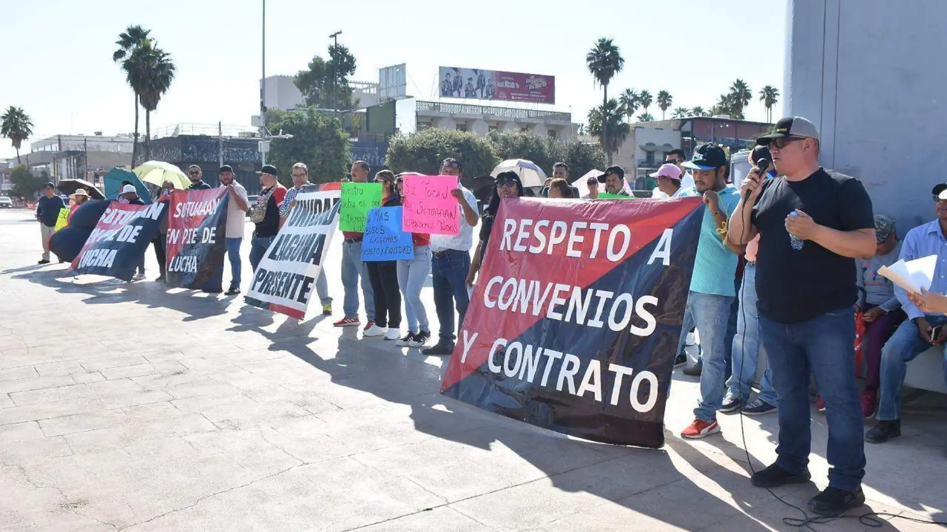 Trabajadores sindicalizados de la UAAAN demandaron públicamente el pago del 100 por ciento de los salarios caídos para poner fin a su huelga